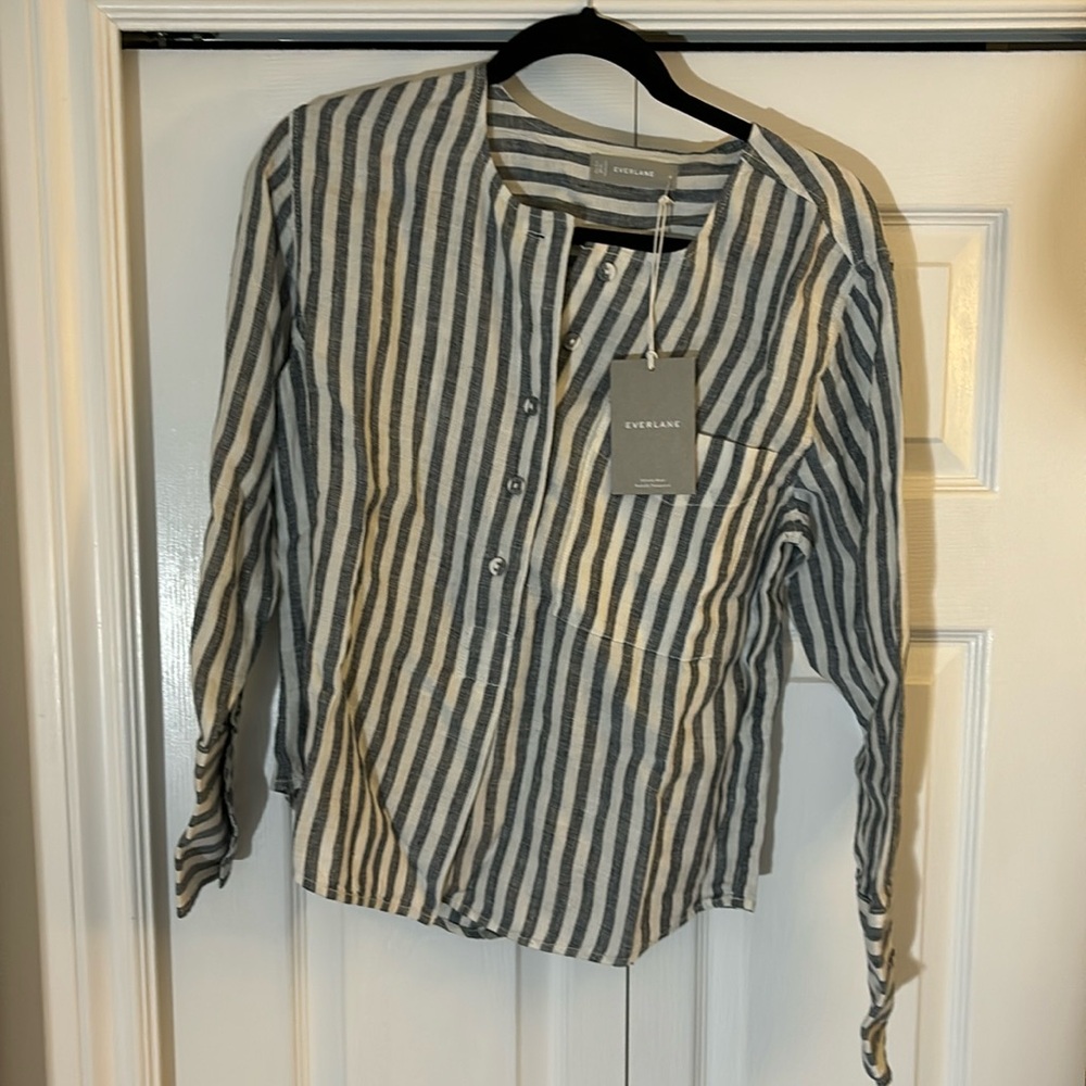 Everlane linen shirt size 4